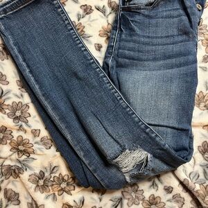 KanCan Blue Skinny Distressed Jeans